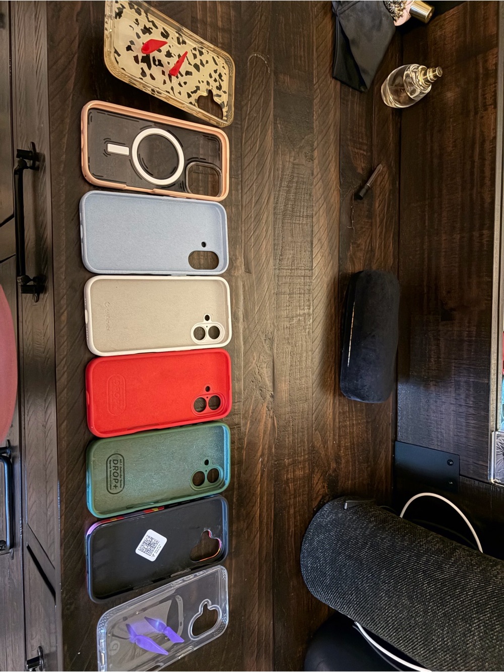 Assorted Multi-Color iPhone Cases - Red, Green, White, Blue, Pink, Patterned - Picture 2 of 6